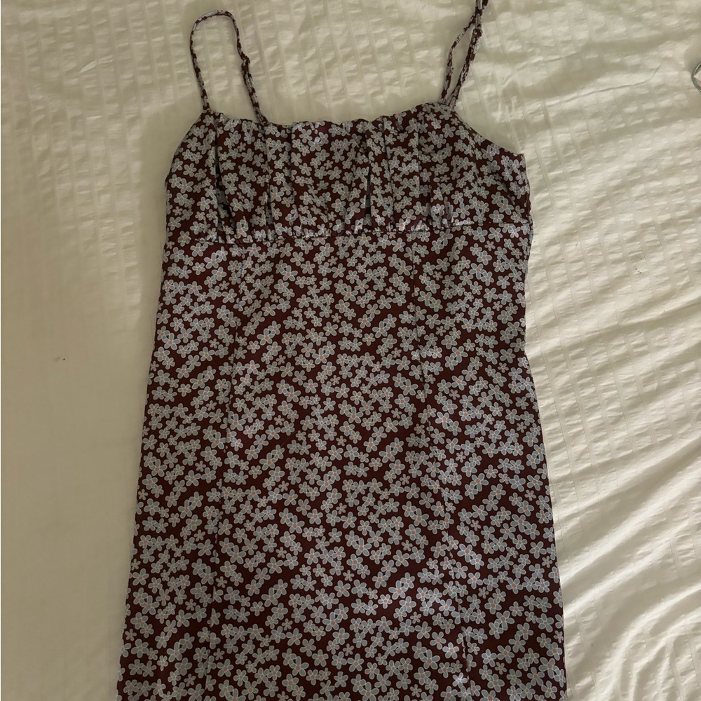 Floral Spaghetti Strap Dress